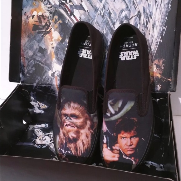 Sperry Other - 🎉HP🎉SPERRY STAR WARS Slip On Shoes Han & Chewie